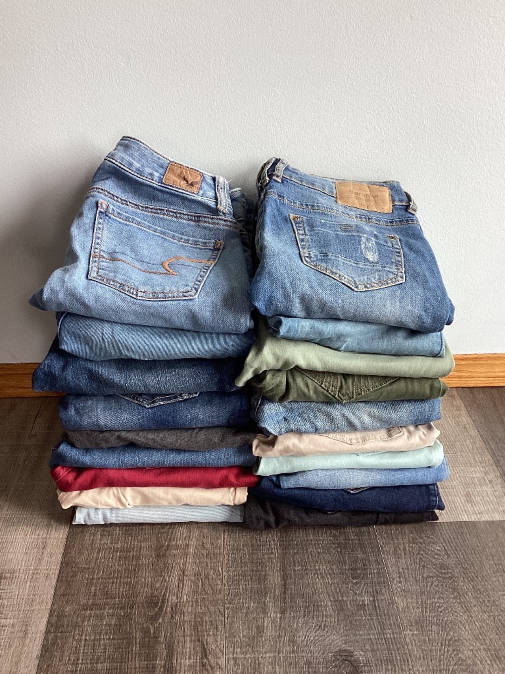 19 pair of jeans